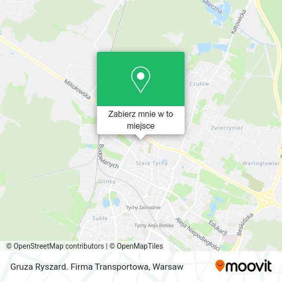 Mapa Gruza Ryszard. Firma Transportowa