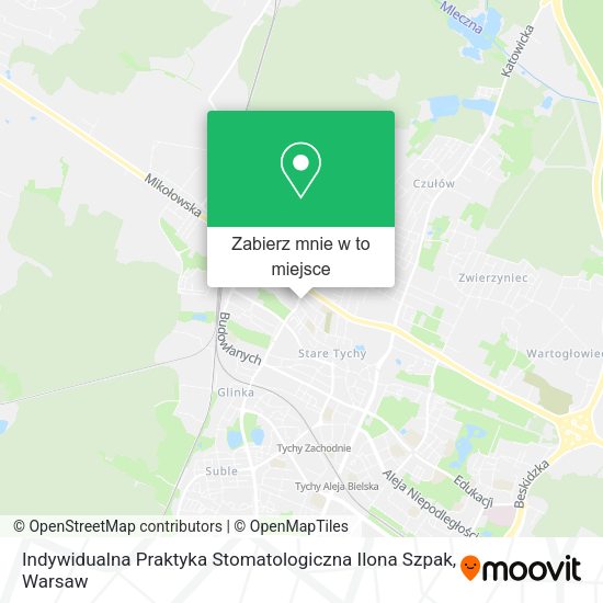 Mapa Indywidualna Praktyka Stomatologiczna Ilona Szpak