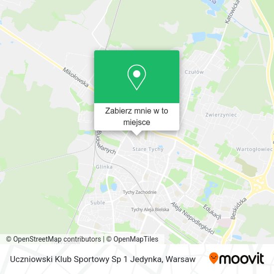 Mapa Uczniowski Klub Sportowy Sp 1 Jedynka