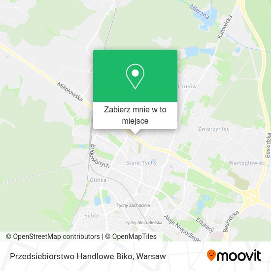 Mapa Przedsiebiorstwo Handlowe Biko