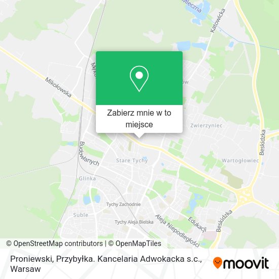 Mapa Proniewski, Przybyłka. Kancelaria Adwokacka s.c.