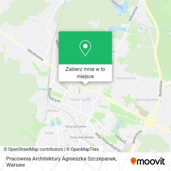 Mapa Pracownia Architektury Agnieszka Szczepanek