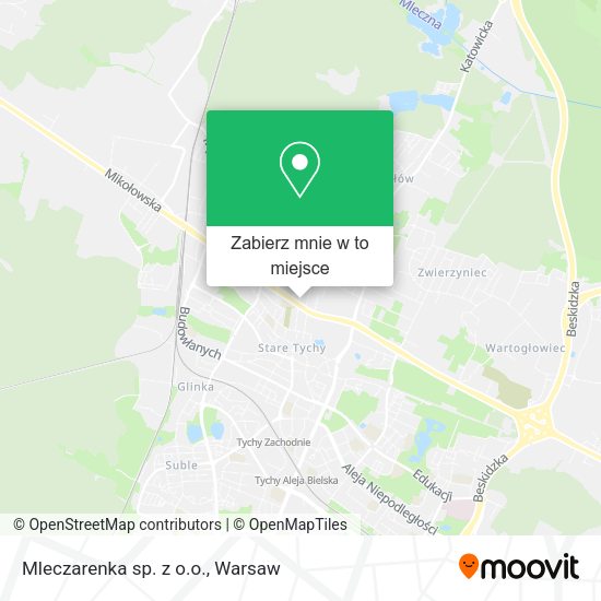 Mapa Mleczarenka sp. z o.o.