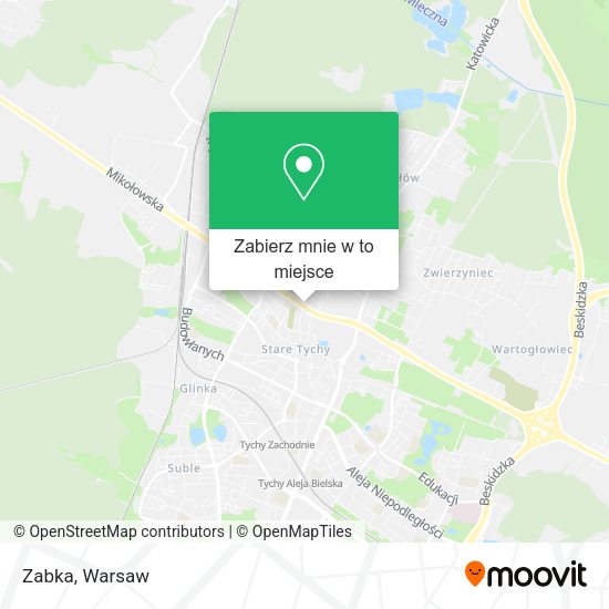 Mapa Zabka