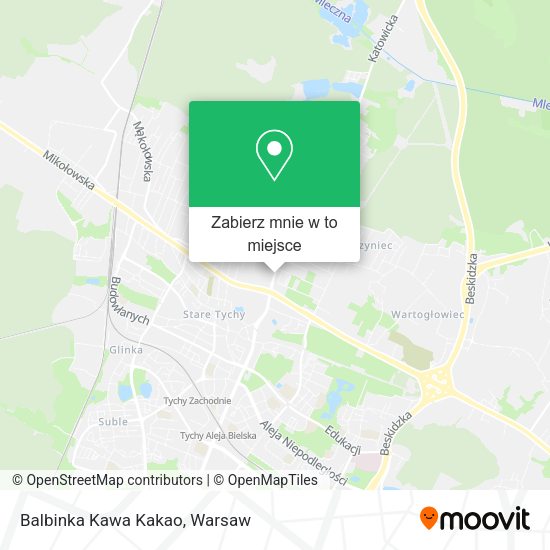 Mapa Balbinka Kawa Kakao