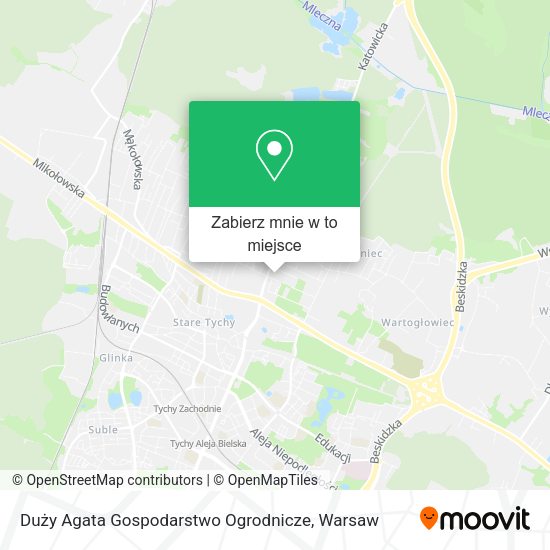 Mapa Duży Agata Gospodarstwo Ogrodnicze