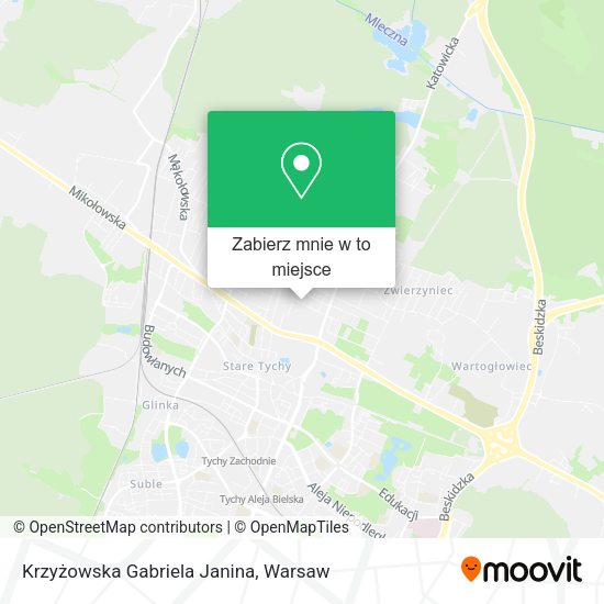 Mapa Krzyżowska Gabriela Janina