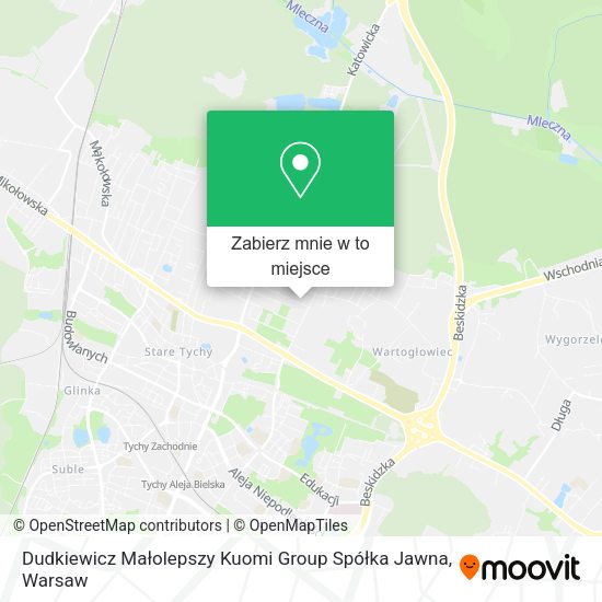 Mapa Dudkiewicz Małolepszy Kuomi Group Spółka Jawna