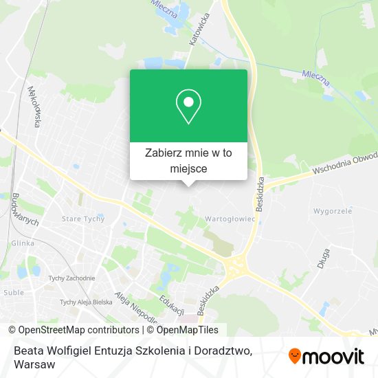 Mapa Beata Wolfigiel Entuzja Szkolenia i Doradztwo