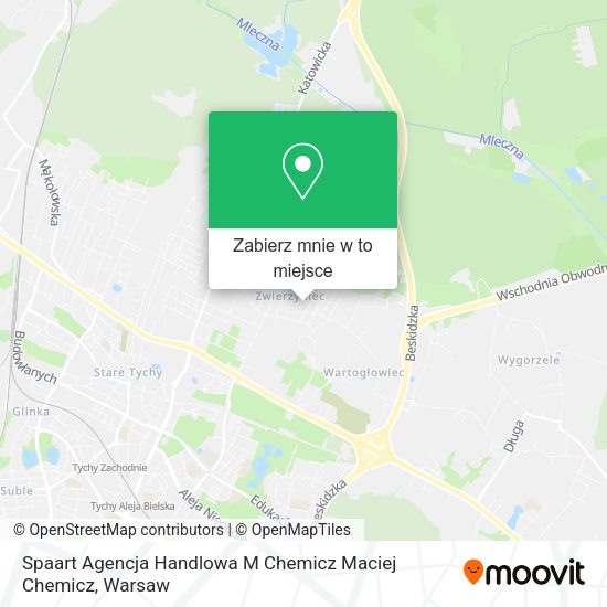 Mapa Spaart Agencja Handlowa M Chemicz Maciej Chemicz