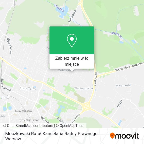 Mapa Moczkowski Rafał Kancelaria Radcy Prawnego