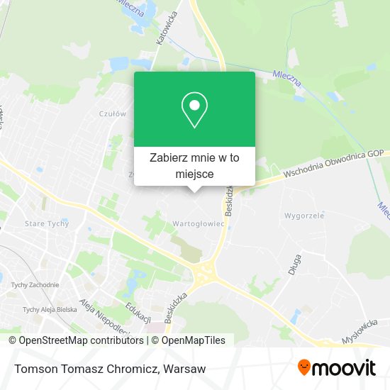 Mapa Tomson Tomasz Chromicz