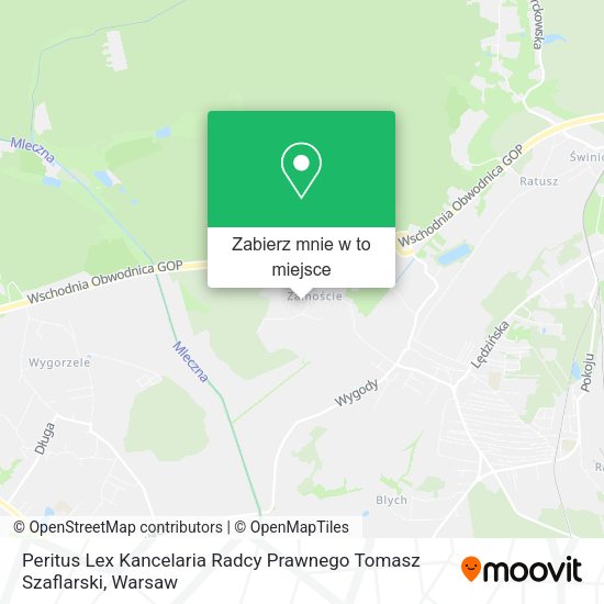 Mapa Peritus Lex Kancelaria Radcy Prawnego Tomasz Szaflarski