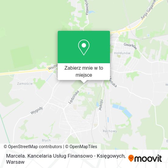 Mapa Marcela. Kancelaria Usług Finansowo - Księgowych