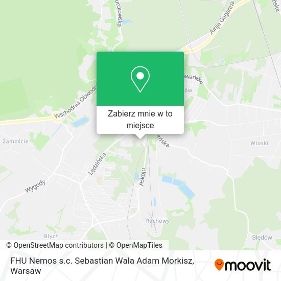 Mapa FHU Nemos s.c. Sebastian Wala Adam Morkisz