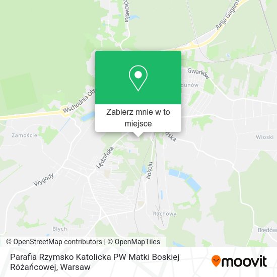 Mapa Parafia Rzymsko Katolicka PW Matki Boskiej Różańcowej