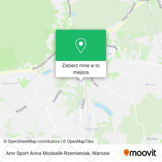 Mapa Amr Sport Anna Moskalik-Rzemieniak