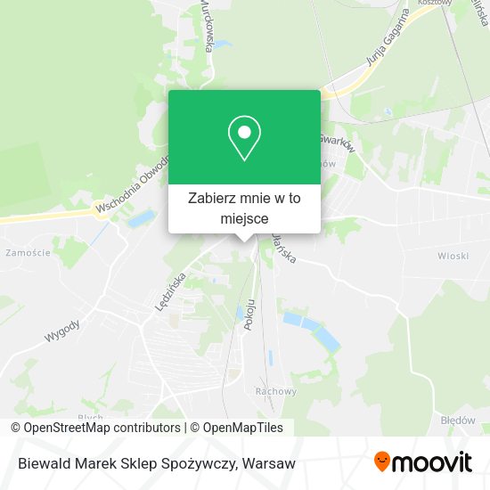 Mapa Biewald Marek Sklep Spożywczy