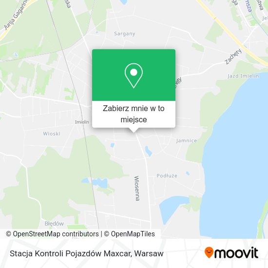 Mapa Stacja Kontroli Pojazdów Maxcar