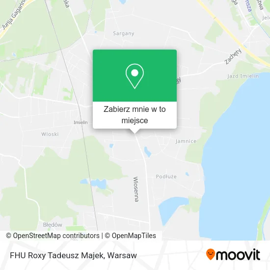 Mapa FHU Roxy Tadeusz Majek
