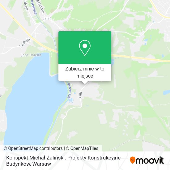 Mapa Konspekt Michał Żaliński. Projekty Konstrukcyjne Budynków