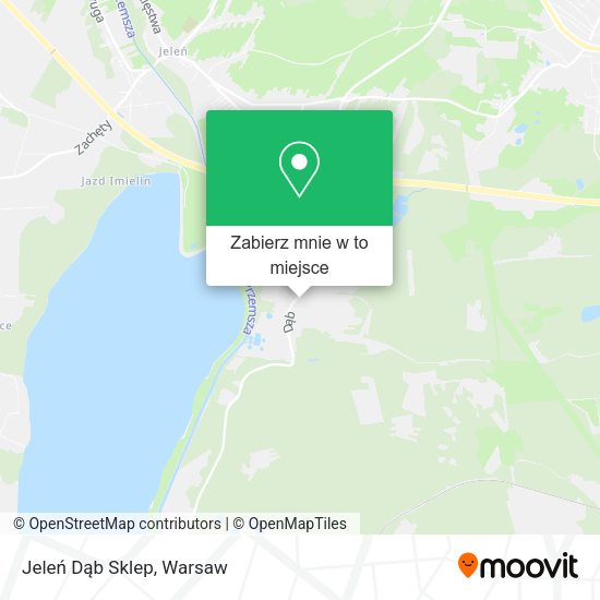 Mapa Jeleń Dąb Sklep