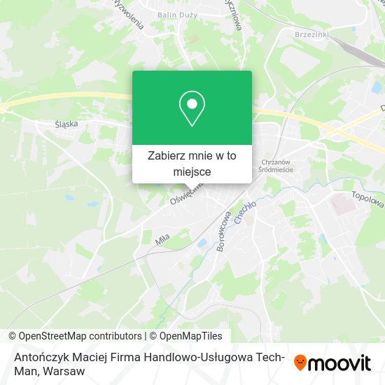 Mapa Antończyk Maciej Firma Handlowo-Usługowa Tech-Man