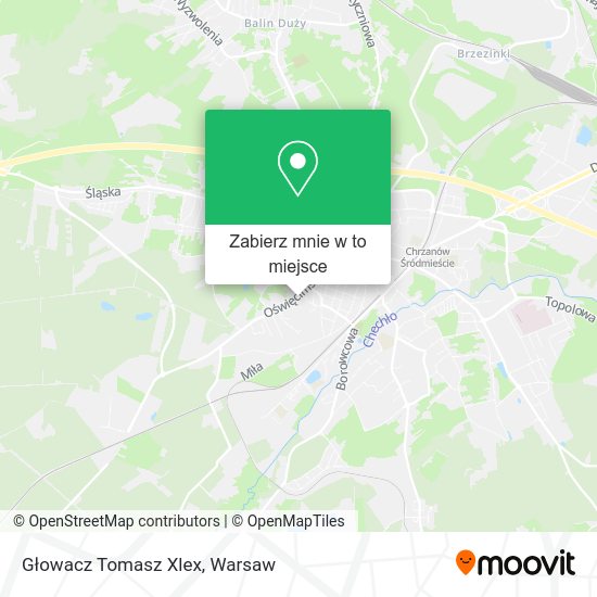 Mapa Głowacz Tomasz Xlex