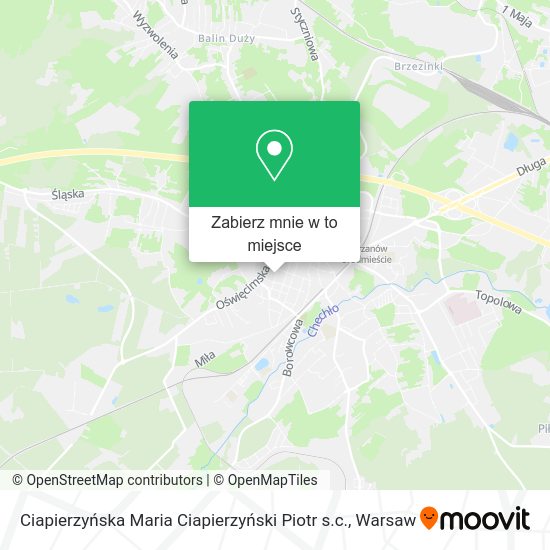 Mapa Ciapierzyńska Maria Ciapierzyński Piotr s.c.