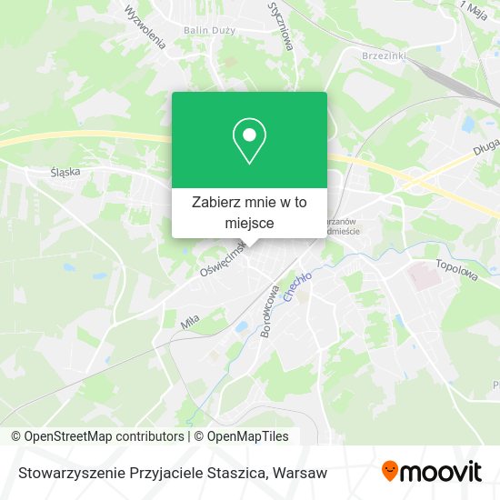 Mapa Stowarzyszenie Przyjaciele Staszica