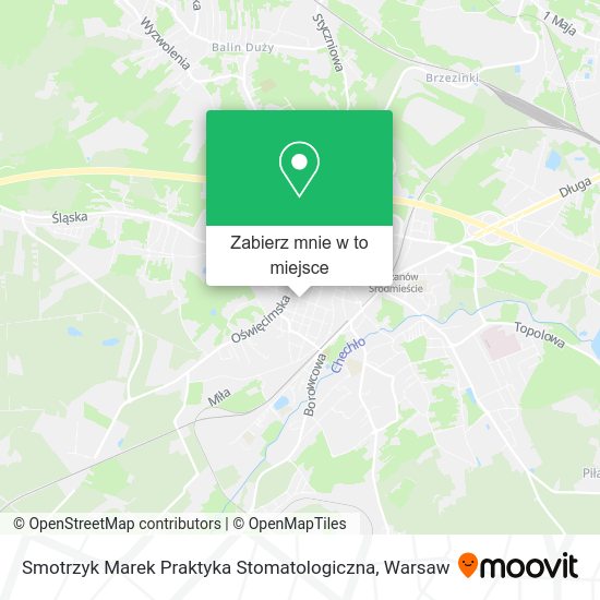 Mapa Smotrzyk Marek Praktyka Stomatologiczna