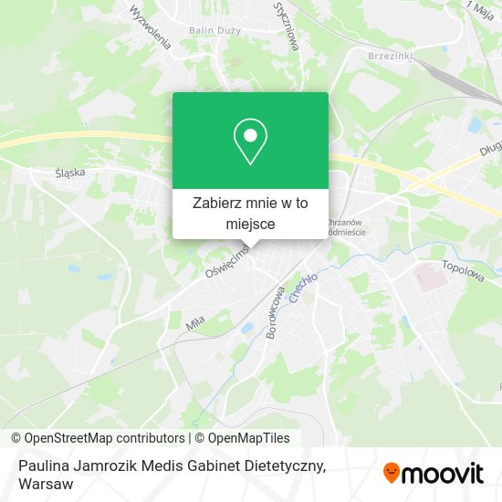 Mapa Paulina Jamrozik Medis Gabinet Dietetyczny