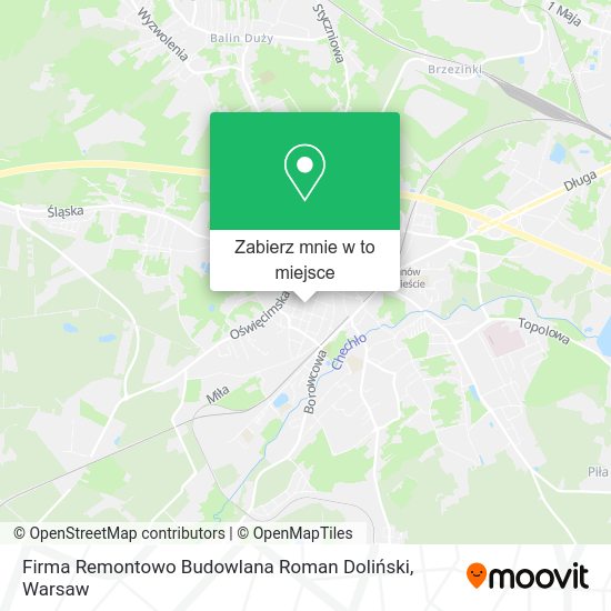 Mapa Firma Remontowo Budowlana Roman Doliński