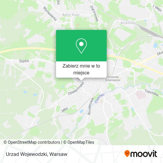 Mapa Urzad Wojewodzki