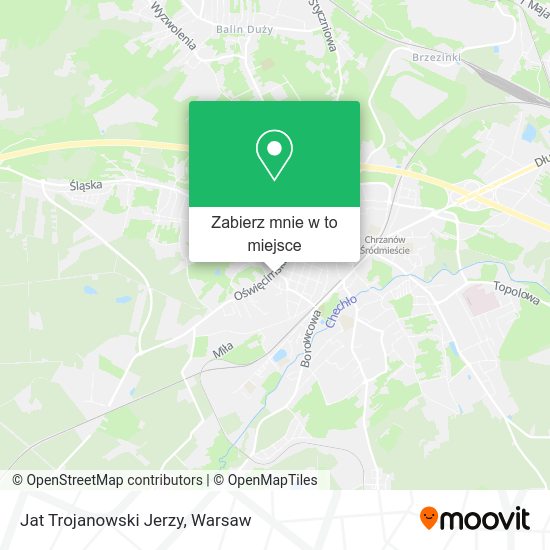 Mapa Jat Trojanowski Jerzy