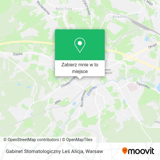 Mapa Gabinet Stomatologiczny Leś Alicja