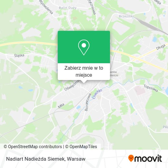 Mapa Nadiart Nadieżda Siemek