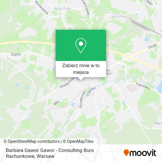 Mapa Barbara Gawor Gawor - Consulting Buro Rachunkowe