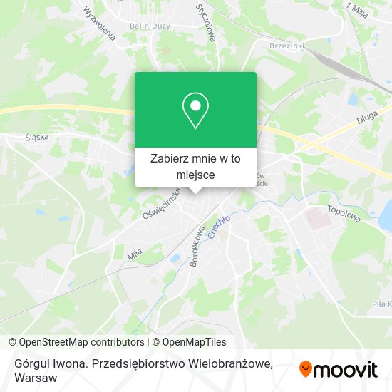 Mapa Górgul Iwona. Przedsiębiorstwo Wielobranżowe