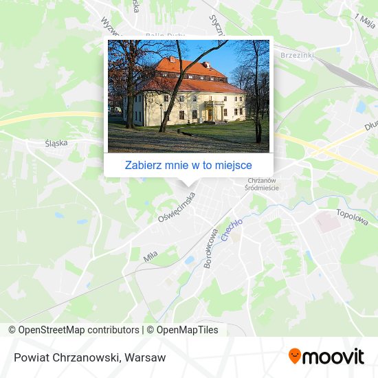 Mapa Powiat Chrzanowski