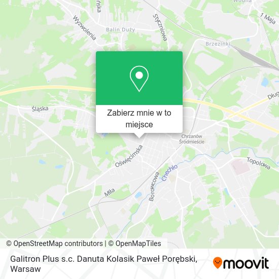 Mapa Galitron Plus s.c. Danuta Kolasik Paweł Porębski