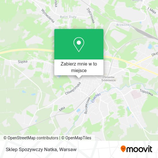 Mapa Sklep Spozywczy Natka