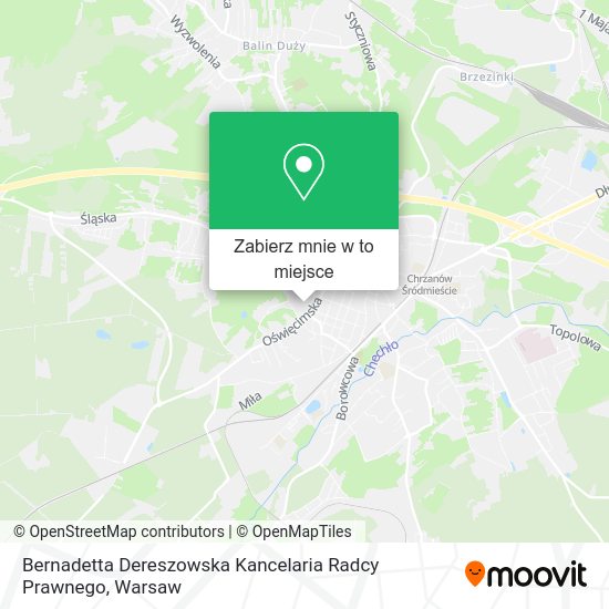 Mapa Bernadetta Dereszowska Kancelaria Radcy Prawnego