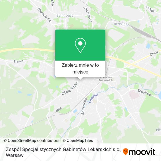 Mapa Zespół Specjalistycznych Gabinetów Lekarskich s.c.