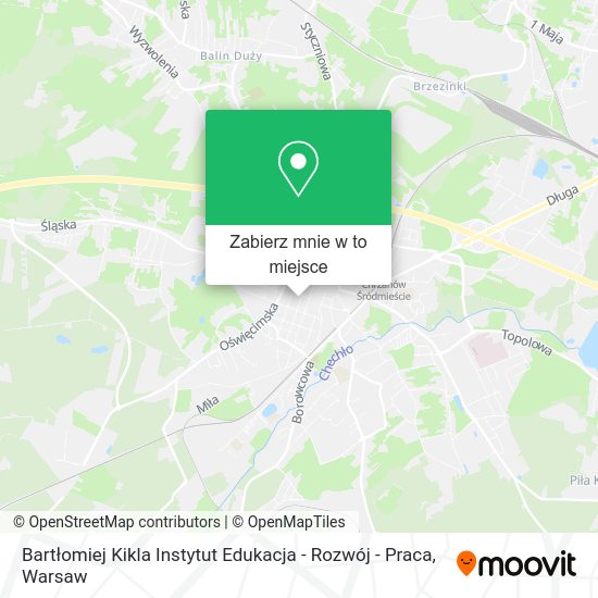 Mapa Bartłomiej Kikla Instytut Edukacja - Rozwój - Praca