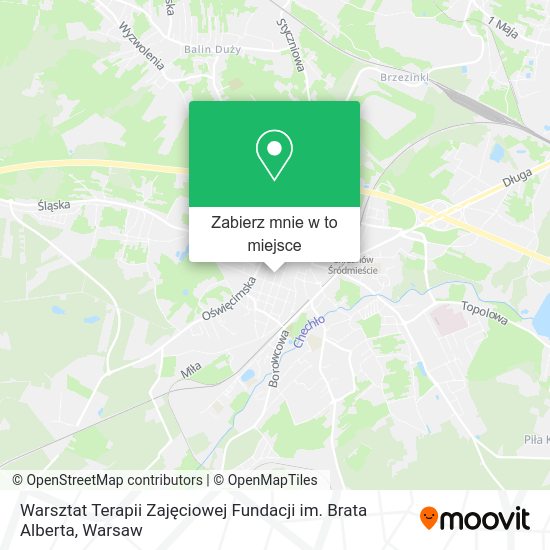 Mapa Warsztat Terapii Zajęciowej Fundacji im. Brata Alberta