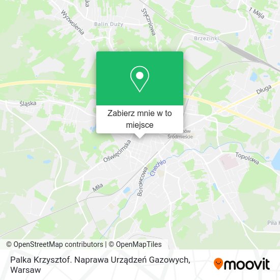 Mapa Palka Krzysztof. Naprawa Urządzeń Gazowych