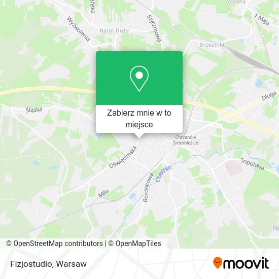 Mapa Fizjostudio