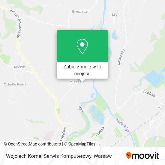 Mapa Wojciech Kornel Serwis Komputerowy