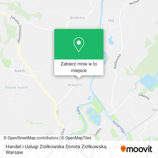 Mapa Handel i Usługi Ziółkowska Dorota Ziółkowska